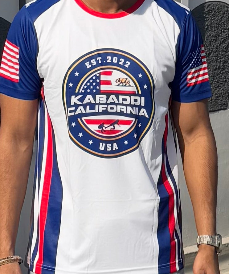 Kabaddi California – White Edition Tee (Restocked)
