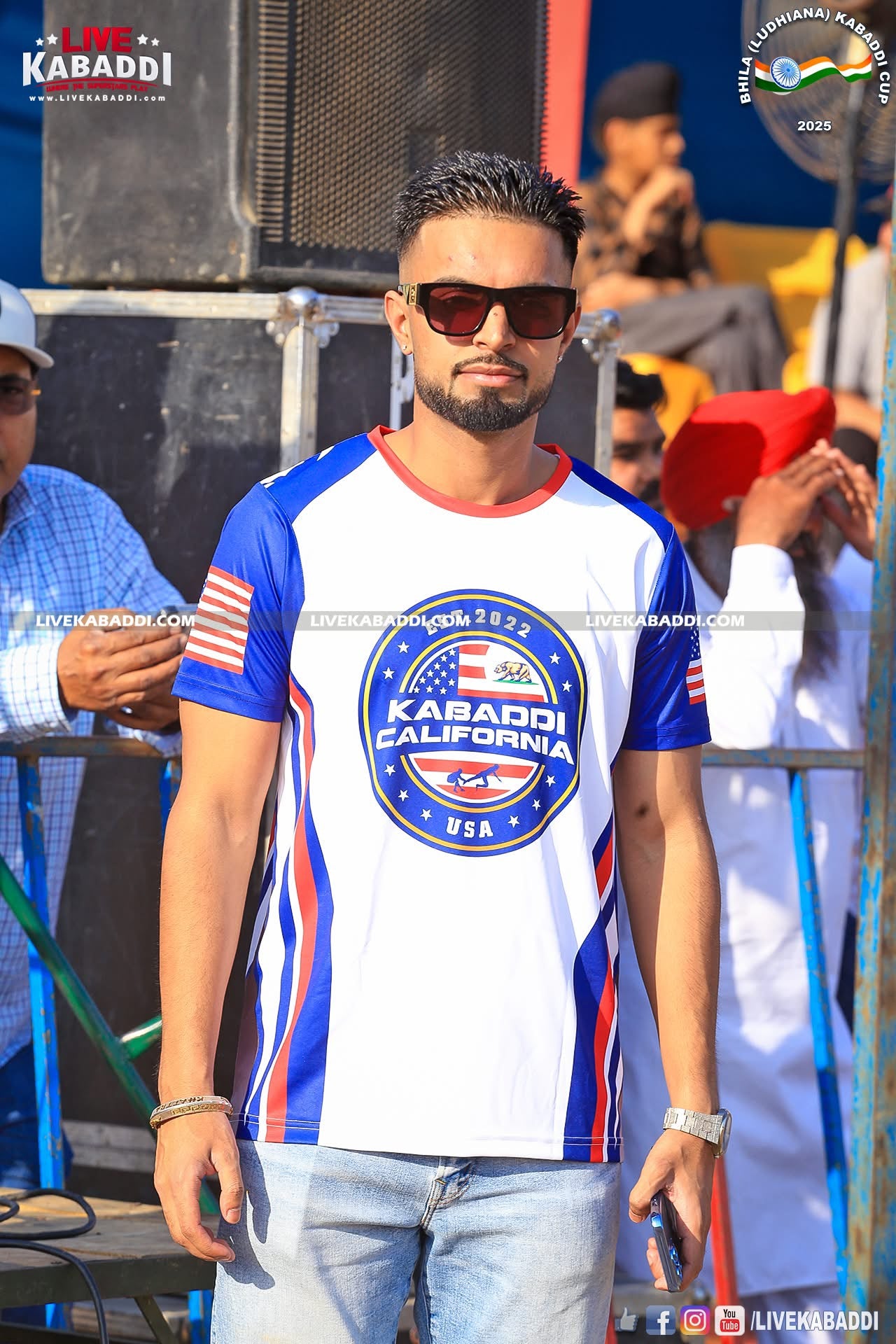 Kabaddi California – White Edition Tee (Restocked)